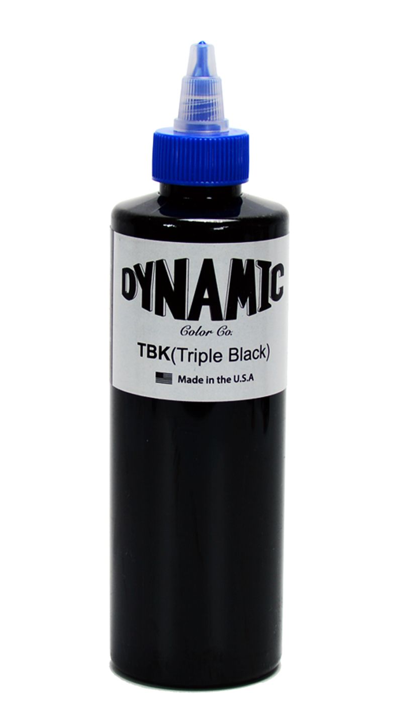 Dynamic Triple Black Ink 8oz - RRD Tattoo Supplies