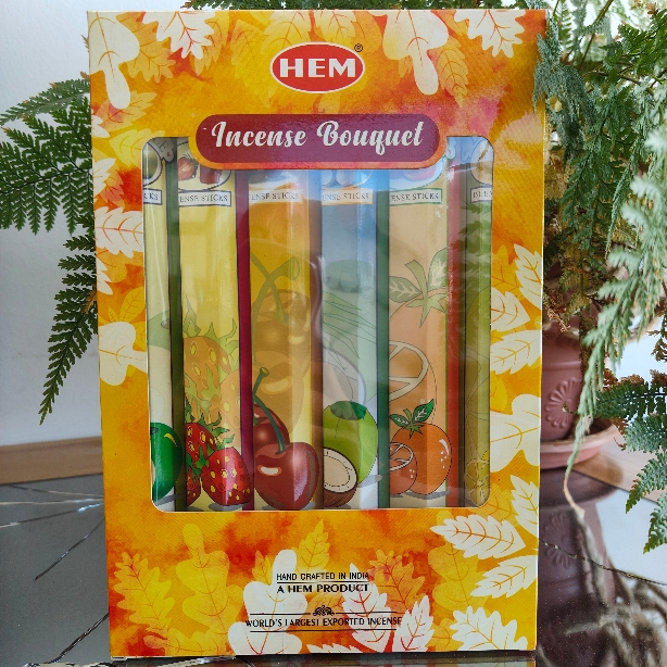 Hem Incense Sticks Bulk Sampler Set - 6 Scents X 20 Sticks = 120 Sticks Total