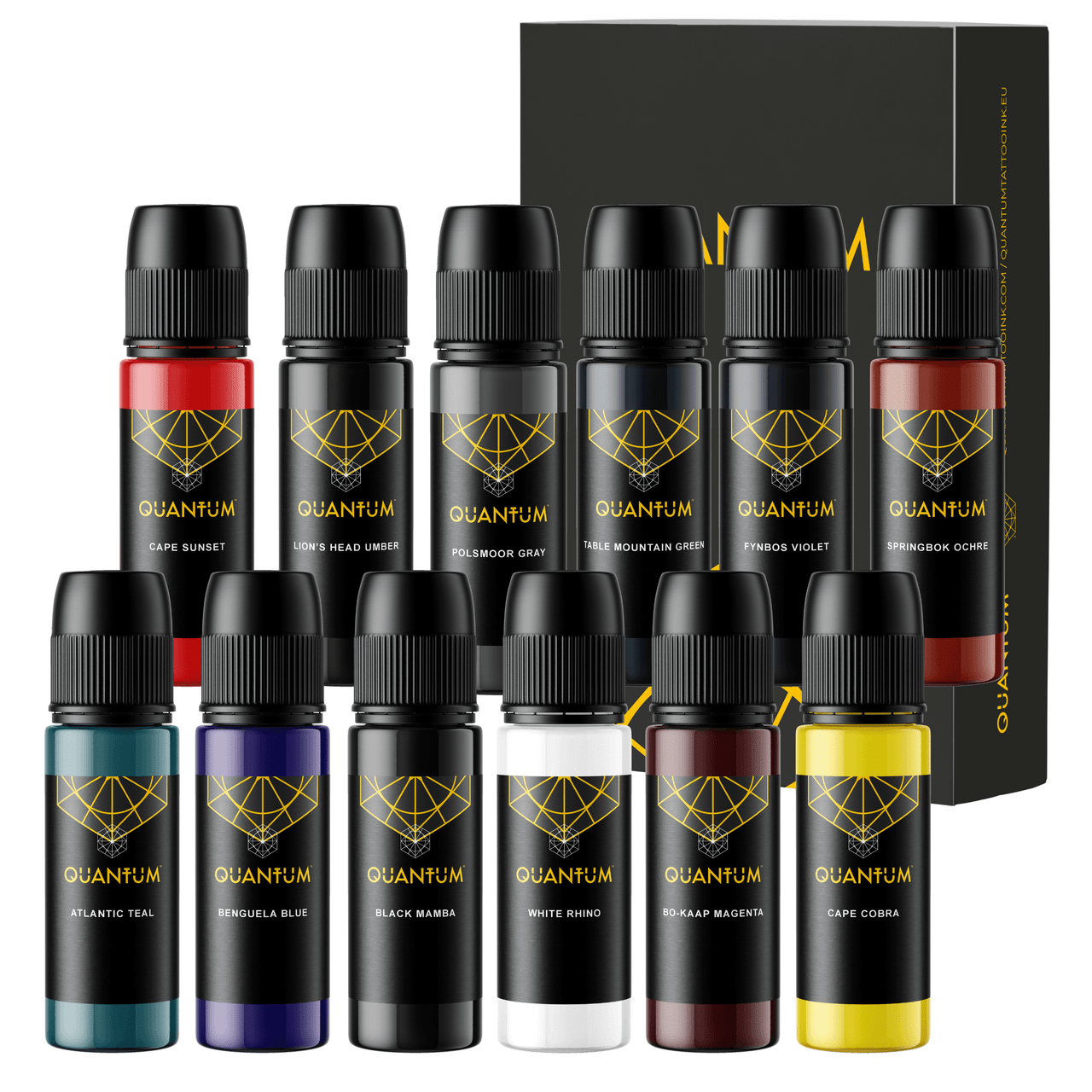 QUANTUM CAPE ORIGIN SET BY DEAN TAYLOR (AKA DEAN GUNTHER) 12 1oz bottles